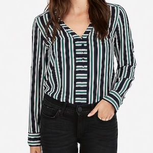 Striped Button Down Shirt